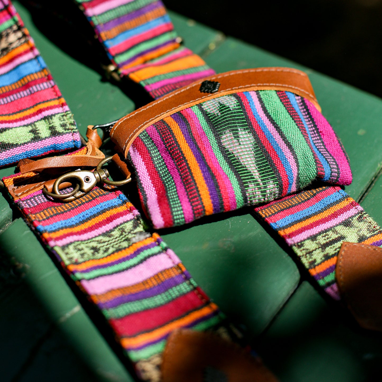 WIDE STRAP & COIN PURSE SET - CORTE - CAFE - NO. 200106