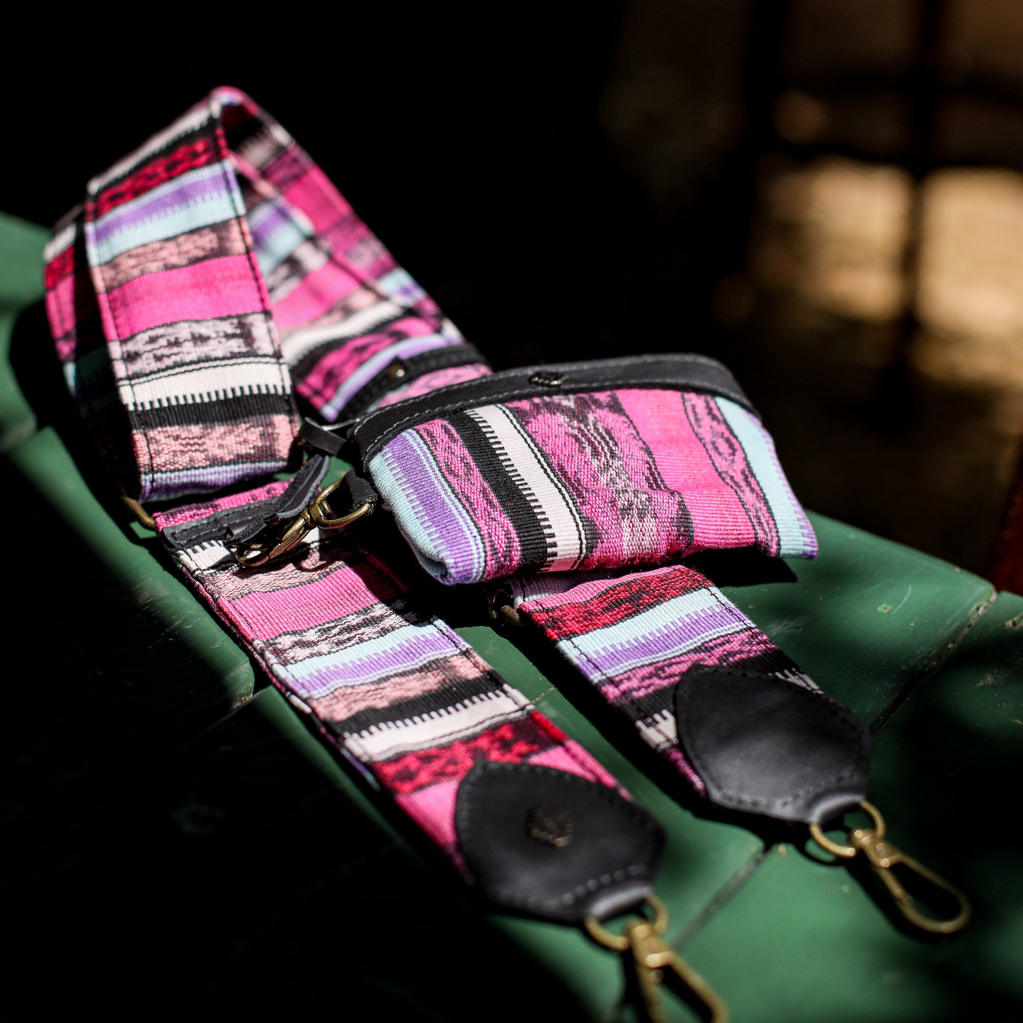 WIDE STRAP & COIN PURSE SET - CORTE - BLACK - NO. 200122