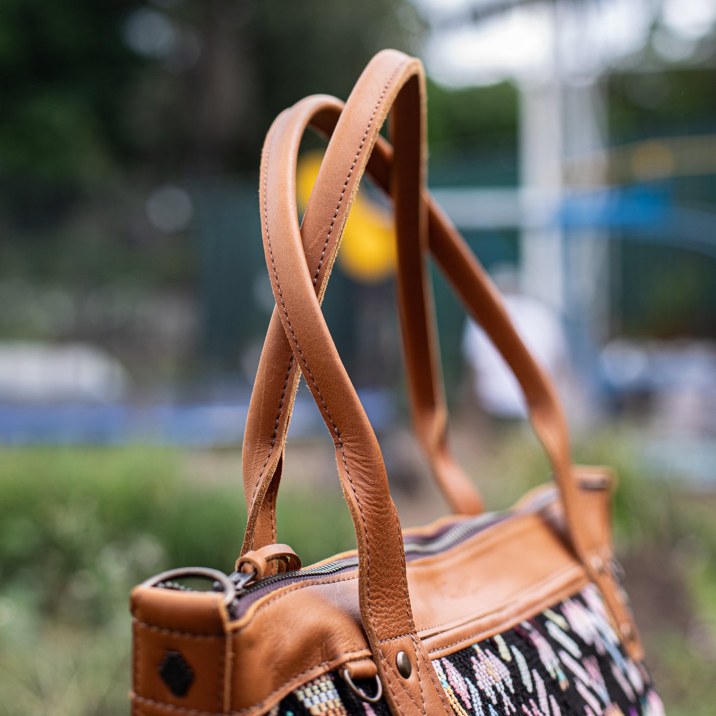 THE PERFECT BAG - OOAK HUIPIL - BRANDY - NO. 17574