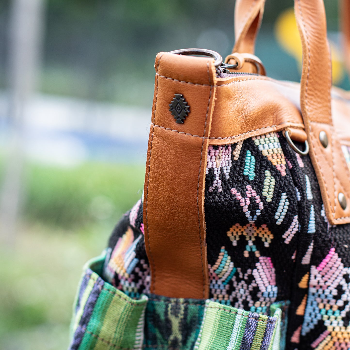 THE PERFECT BAG - OOAK HUIPIL - BRANDY - NO. 17574