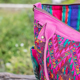 THE MEDIUM PERFECT BAG - OOAK HUIPIL - BABY RHINO - NO. 17566