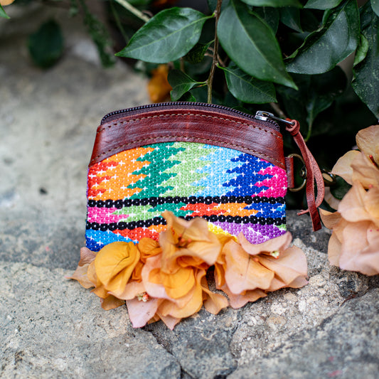 COIN PURSE - OOAK HUIPIL - COPPER - NO. 17647