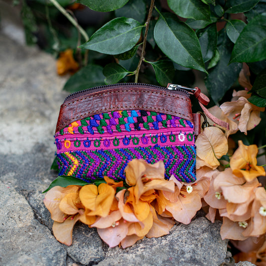 COIN PURSE - OOAK HUIPIL - COPPER - NO. 17645