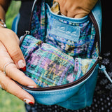 SMALL 2.0 CROSSBODY SLING - FULL LEATHER - CERULEAN