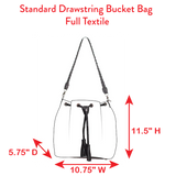 Custom Made to Order - Drawstring Bucket Bag