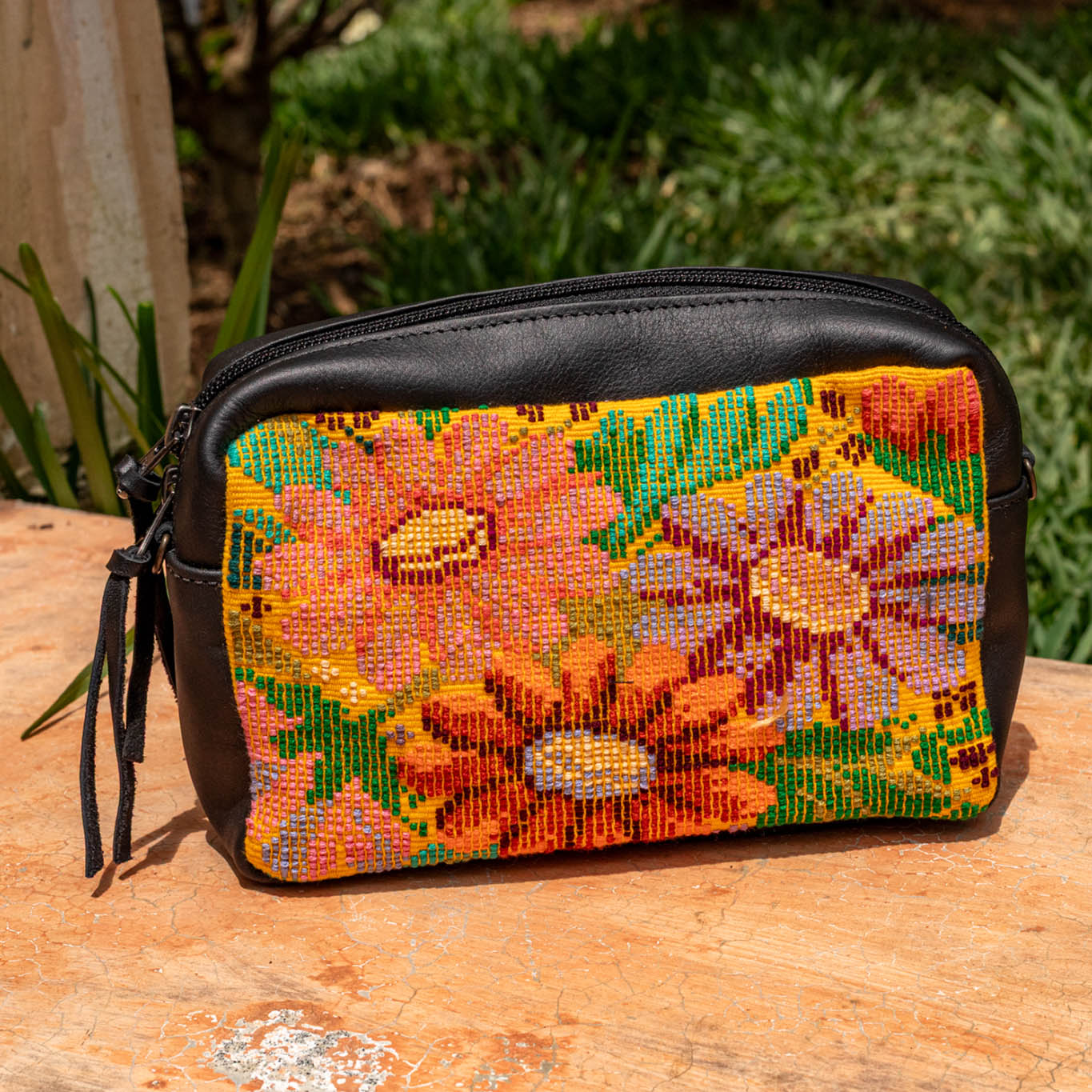 H&S WANDER SET - 3 FLORAL PANEL - BLACK - NO. 16685