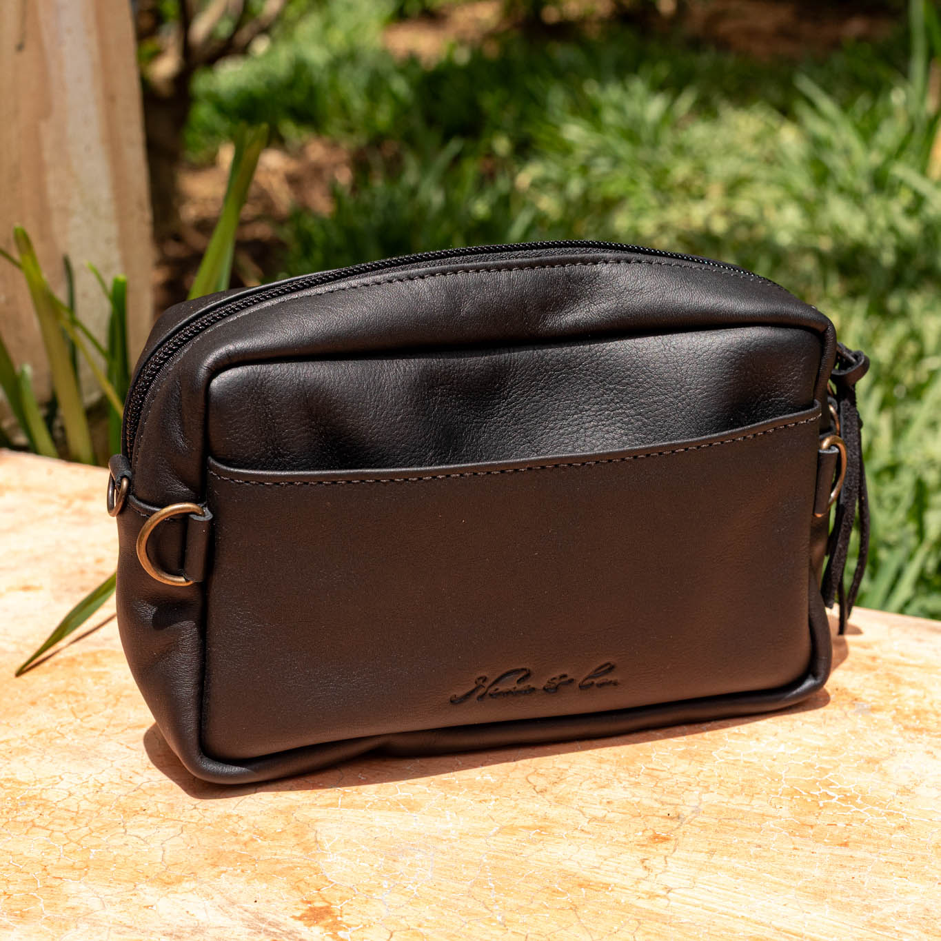 H&S WANDER SET - 3 FLORAL PANEL - BLACK - NO. 16685