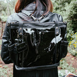 ALI'S STASH - MTPB - FULL LEATHER - PATENT BLACK - NO. A-10069