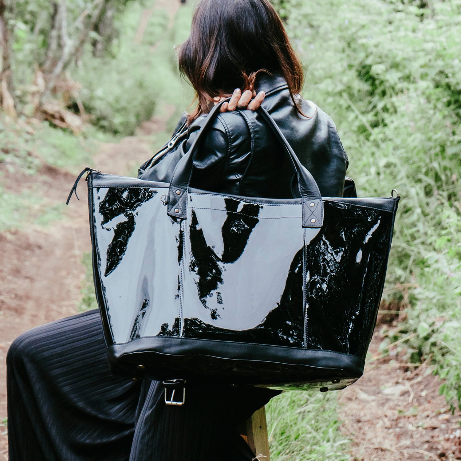 THE PERFECT WEEKENDER - FULL LEATHER COLLECTION - PATENT THE PERFECT WEEKENDER - FULL LEATHER COLLECTION - PATENT