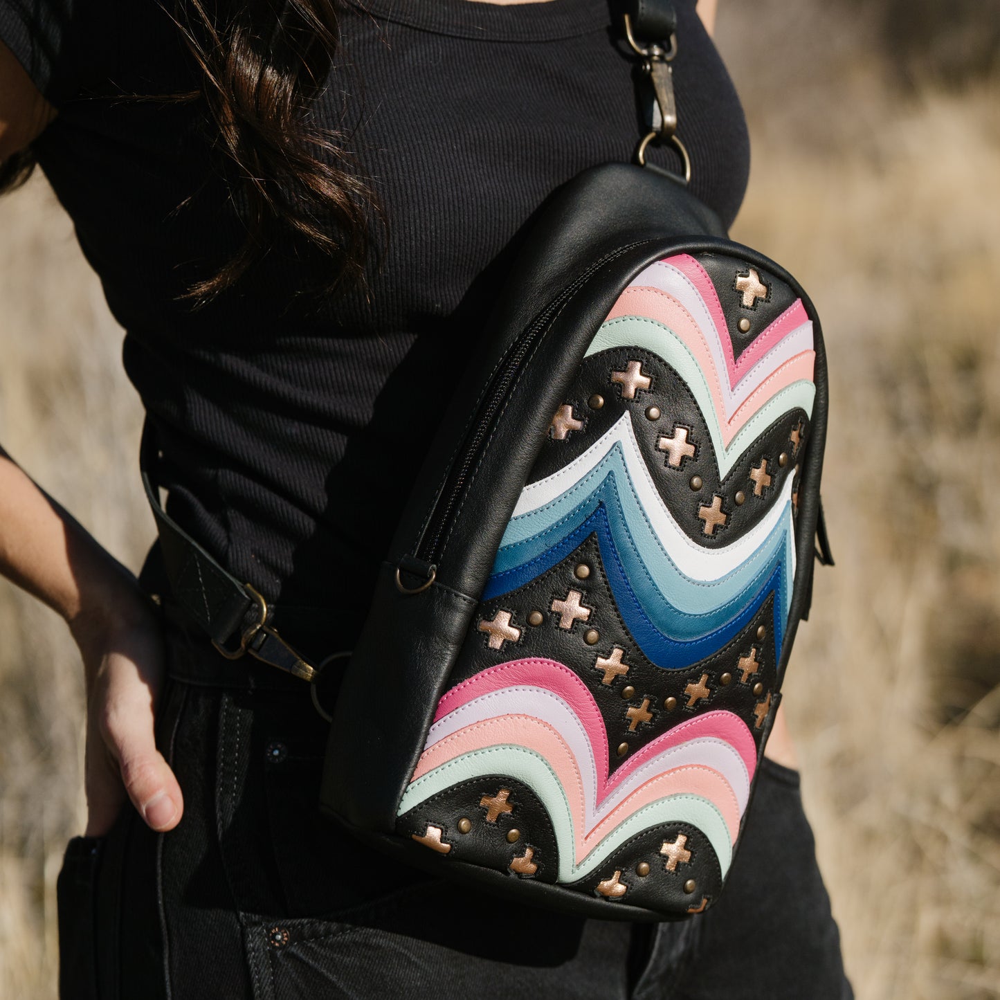 ALI'S STASH - 2.0 CROSSBODY SLING - BLACK - NO. A-10001