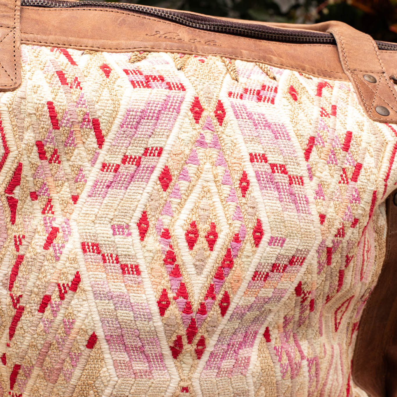THE PERFECT BAG - OOAK HUIPIL - FAWN - NO. 16649