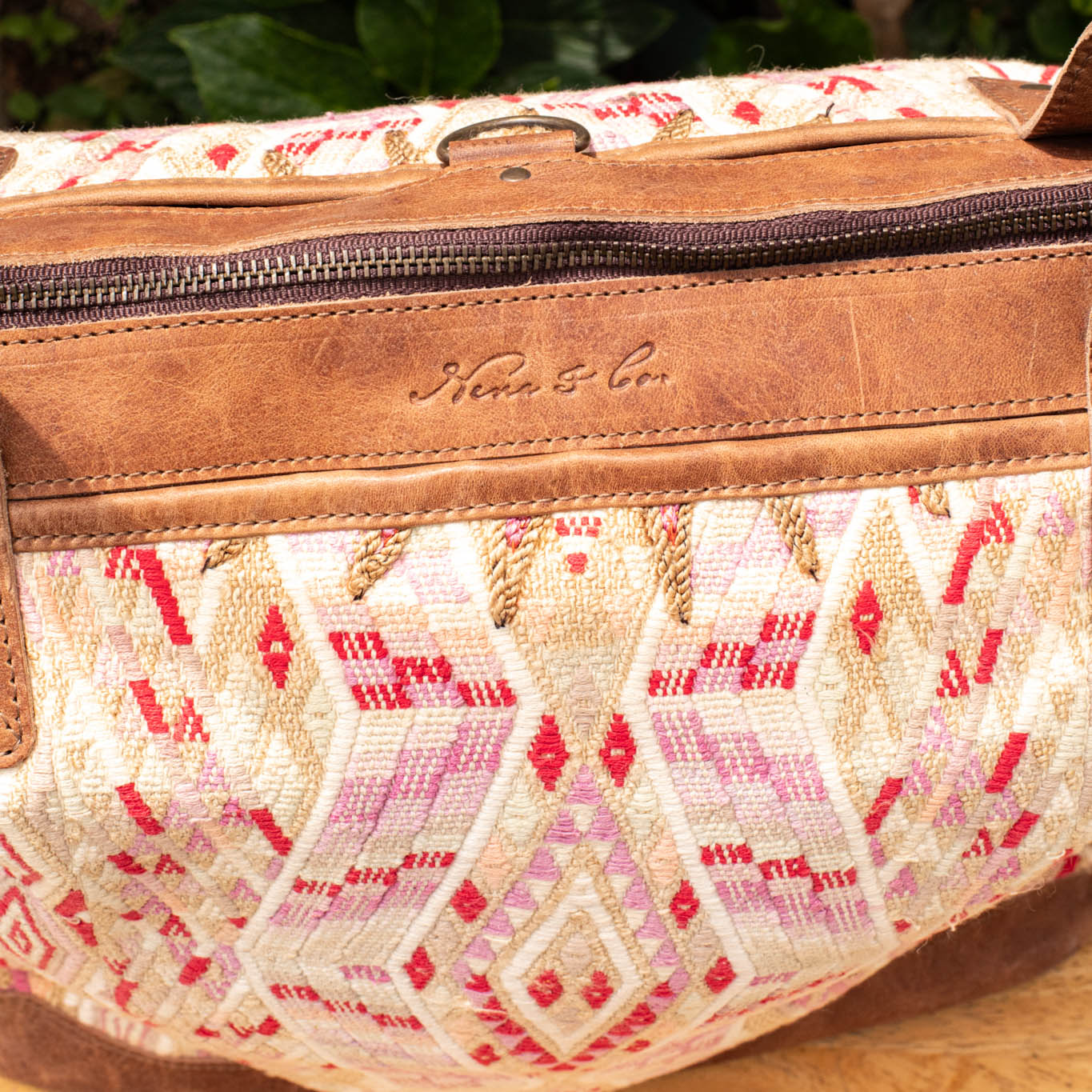 THE PERFECT BAG - OOAK HUIPIL - FAWN - NO. 16649