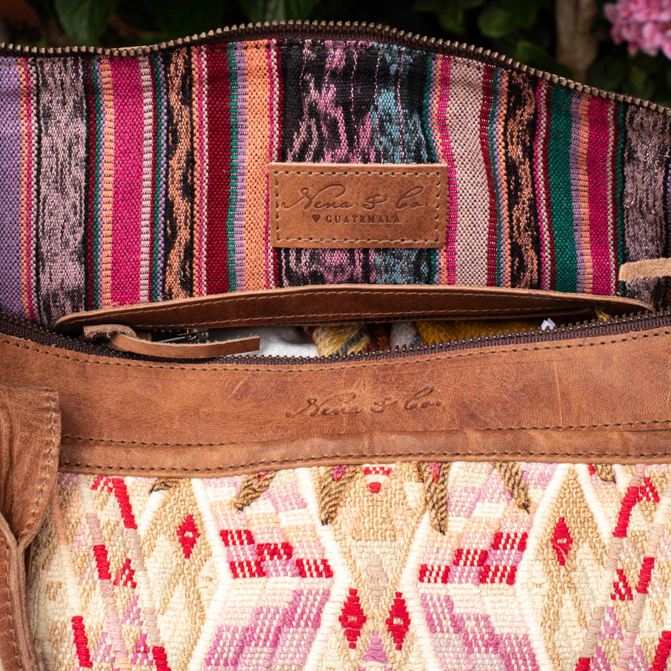 THE PERFECT BAG - OOAK HUIPIL - FAWN - NO. 16649
