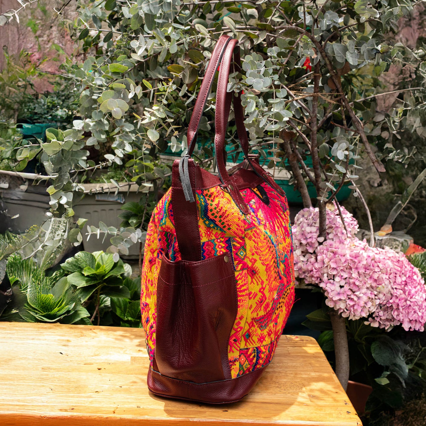 THE PERFECT BAG - OOAK HUIPIL - AMARANTH - NO. 16651