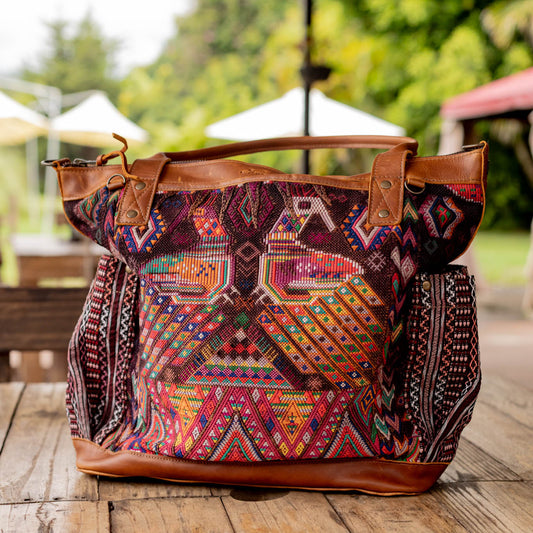 THE PERFECT BAG - OOAK HUIPIL - CAFE - NO. 16657