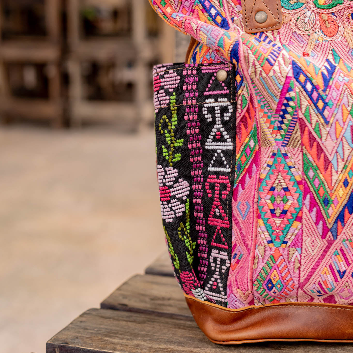 THE PERFECT BAG - OOAK HUIPIL - CAFE - NO. 16661