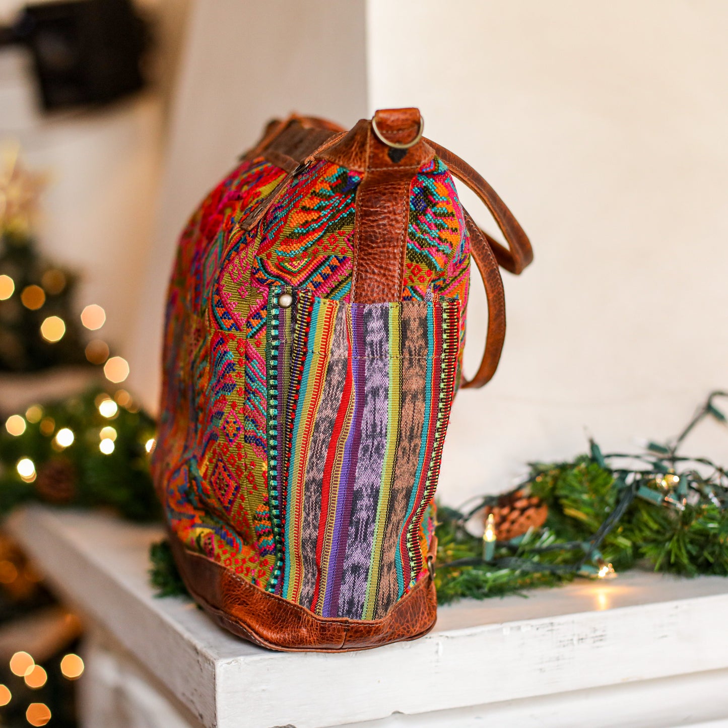 THE PERFECT BAG - OOAK HUIPIL - HONEY - NO. 19008