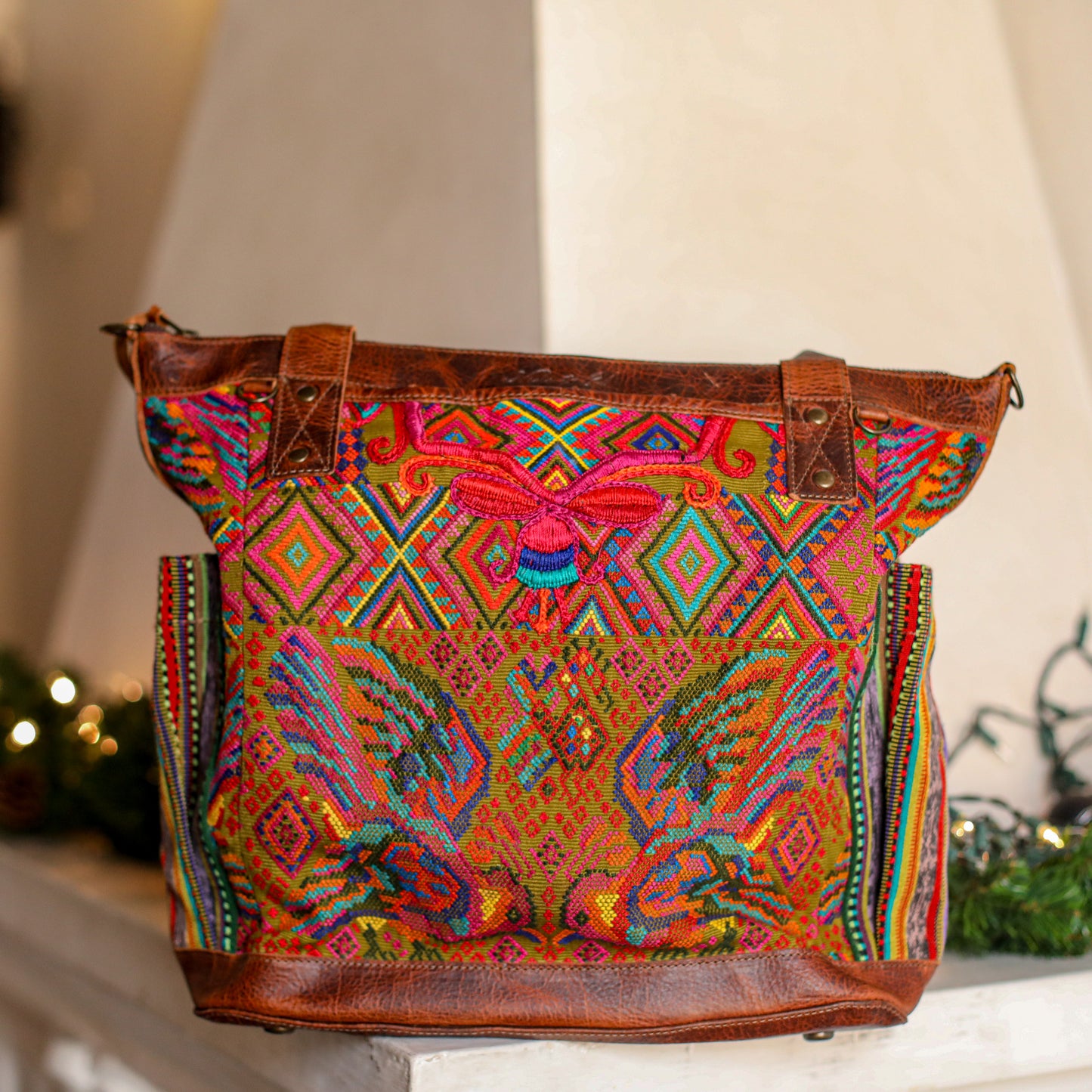 THE PERFECT BAG - OOAK HUIPIL - HONEY - NO. 19008