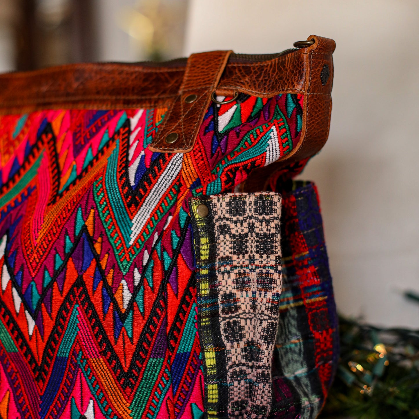 THE PERFECT BAG - OOAK HUIPIL - HONEY - NO. 19009