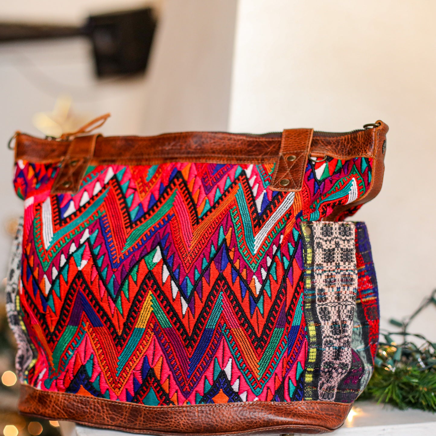 THE PERFECT BAG - OOAK HUIPIL - HONEY - NO. 19009