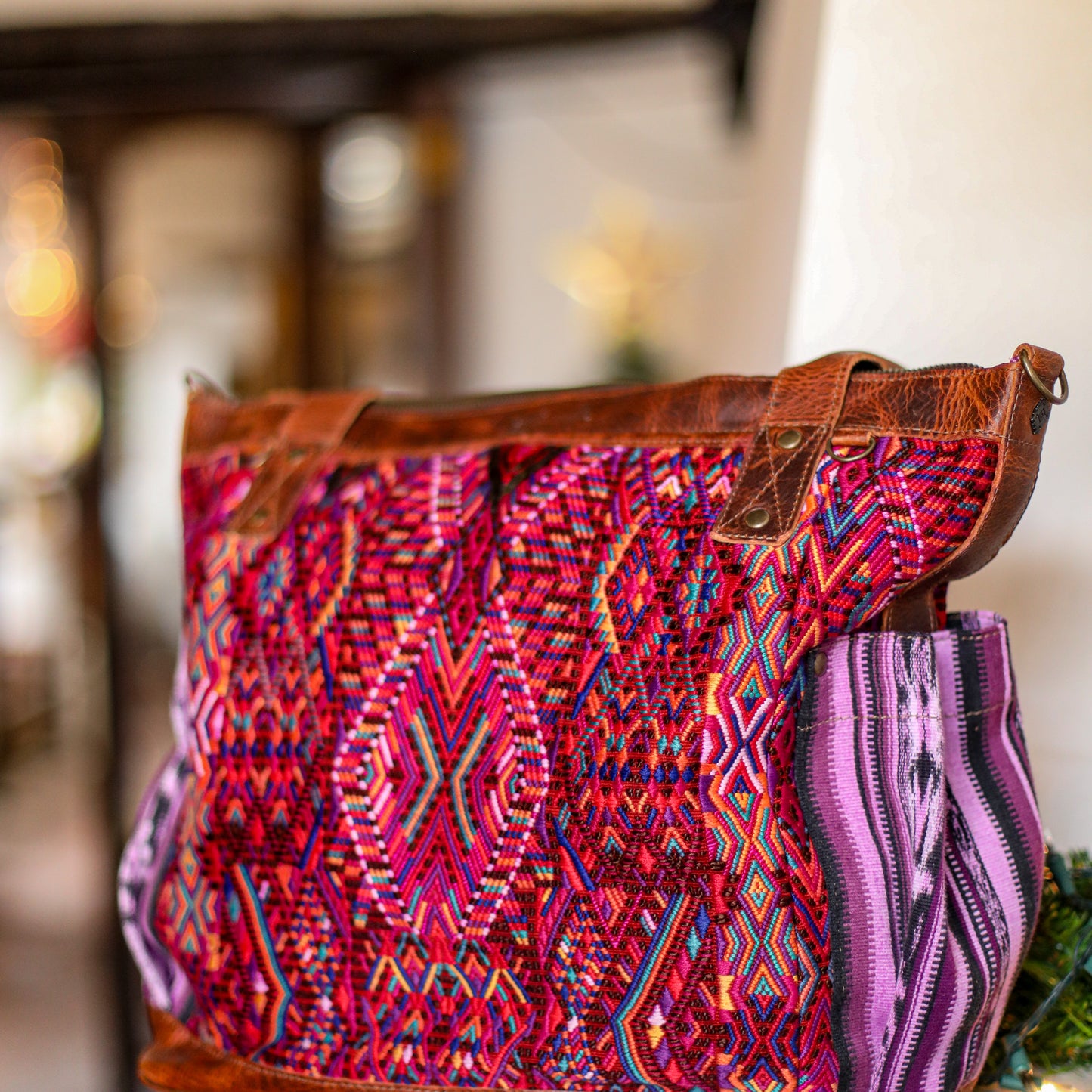 THE PERFECT BAG - OOAK HUIPIL - HONEY - NO. 19007