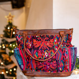THE MEDIUM PERFECT BAG - OOAK HUIPIL - HONEY - NO. 19004