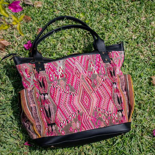 THE PERFECT BAG - OOAK HUIPIL - BLACK - NO. 17717