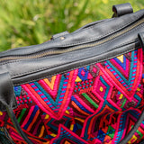 THE MEDIUM PERFECT BAG - OOAK HUIPIL - BLACK - NO. 17713