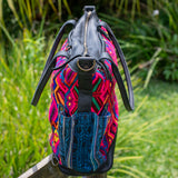 THE MEDIUM PERFECT BAG - OOAK HUIPIL - BLACK - NO. 17713