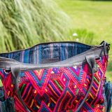 THE MEDIUM PERFECT BAG - OOAK HUIPIL - BLACK - NO. 17713