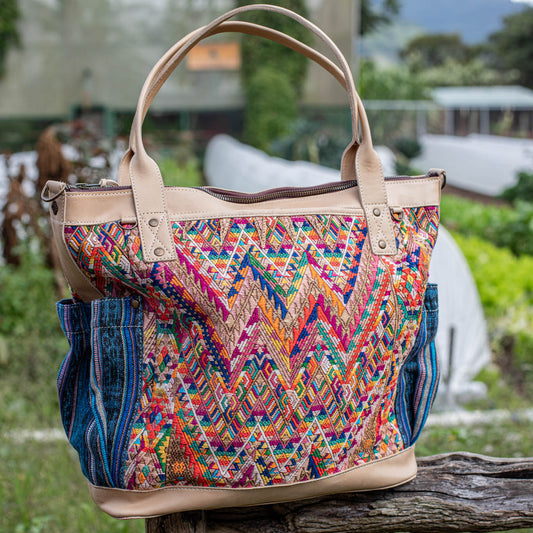 THE PERFECT BAG - OOAK HUIPIL - LATTE - NO. 17570