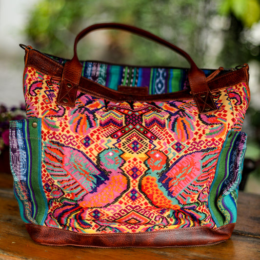 THE PERFECT BAG - OOAK HUIPIL - COPPER - NO. 19138