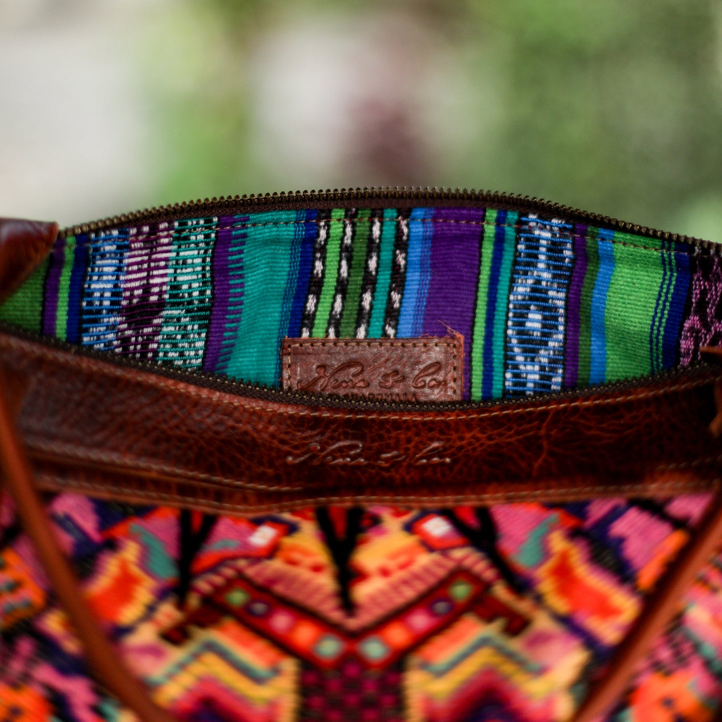 THE PERFECT BAG - OOAK HUIPIL - COPPER - NO. 19138