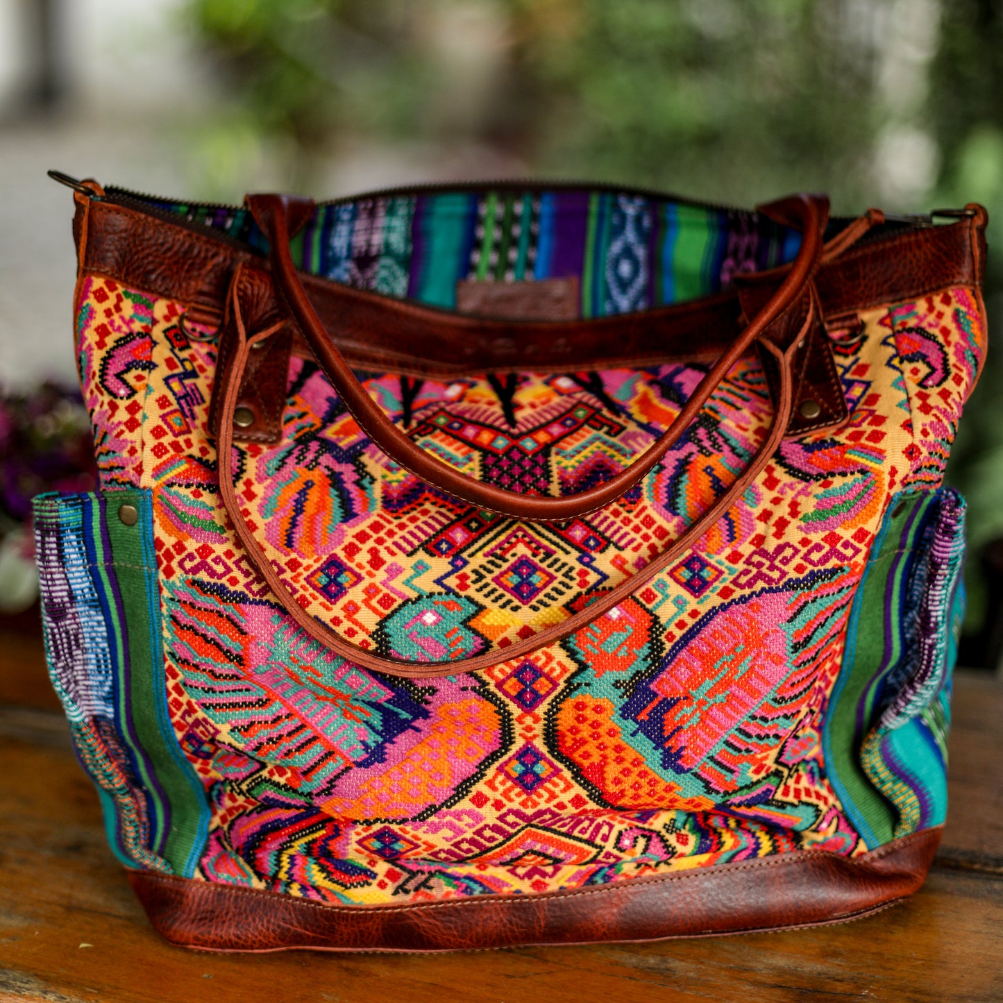 THE PERFECT BAG - OOAK HUIPIL - COPPER - NO. 19138