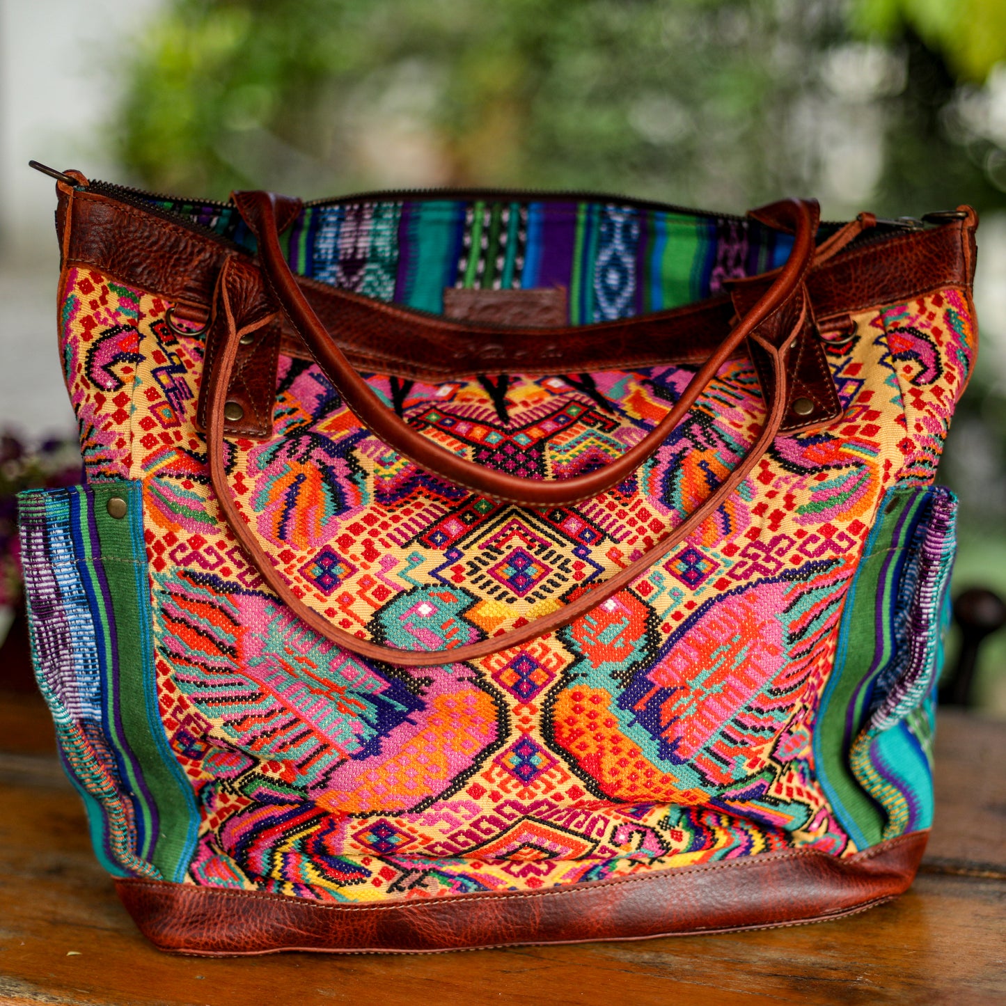 THE PERFECT BAG - OOAK HUIPIL - COPPER - NO. 19138