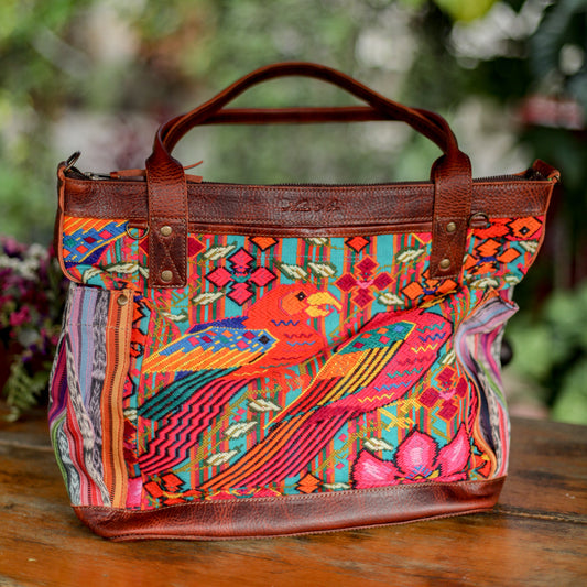 THE PERFECT BAG - OOAK HUIPIL - COPPER - NO. 19137