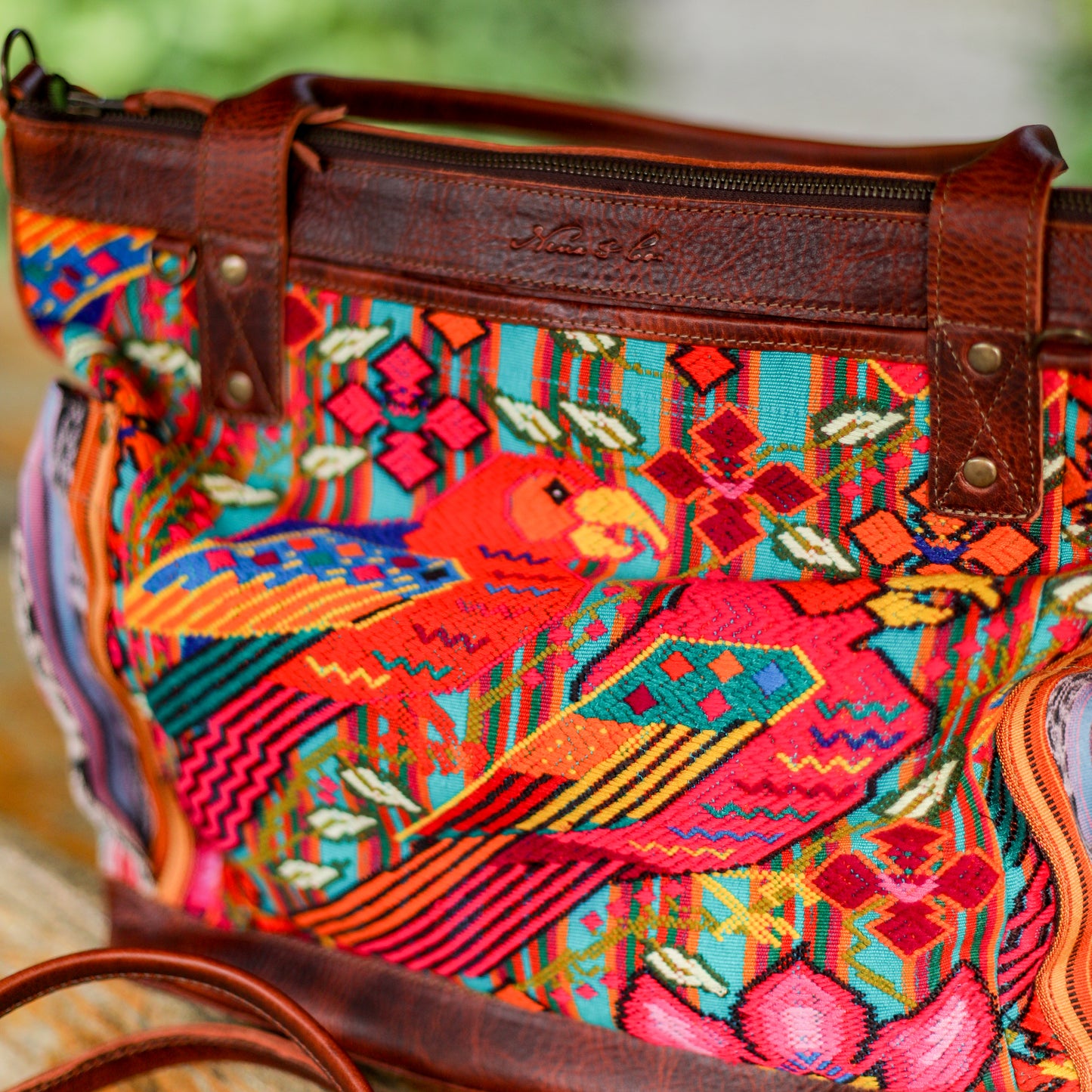 THE PERFECT BAG - OOAK HUIPIL - COPPER - NO. 19137