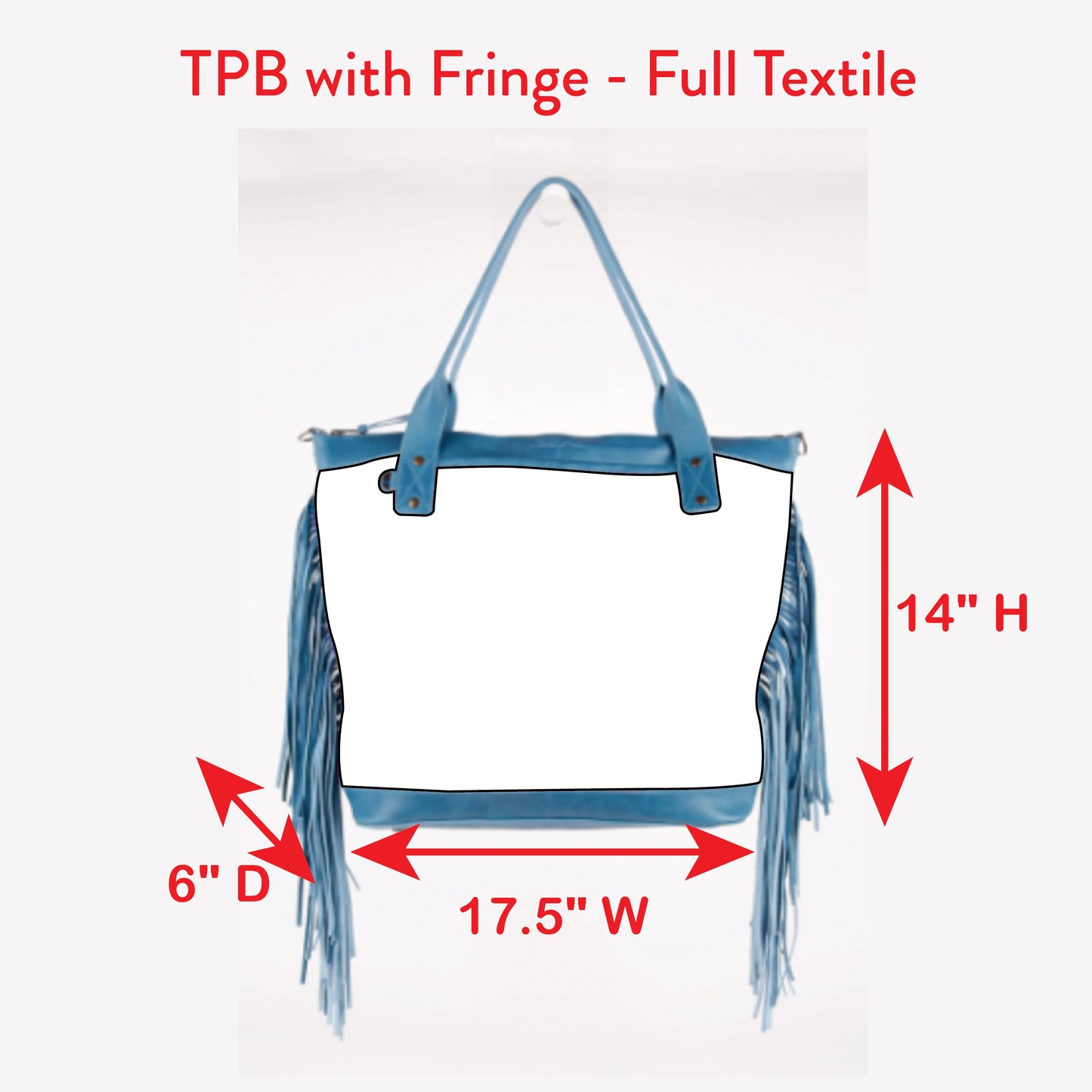 Custom Made to Order - The Perfect Bag (TPB) with Fringe