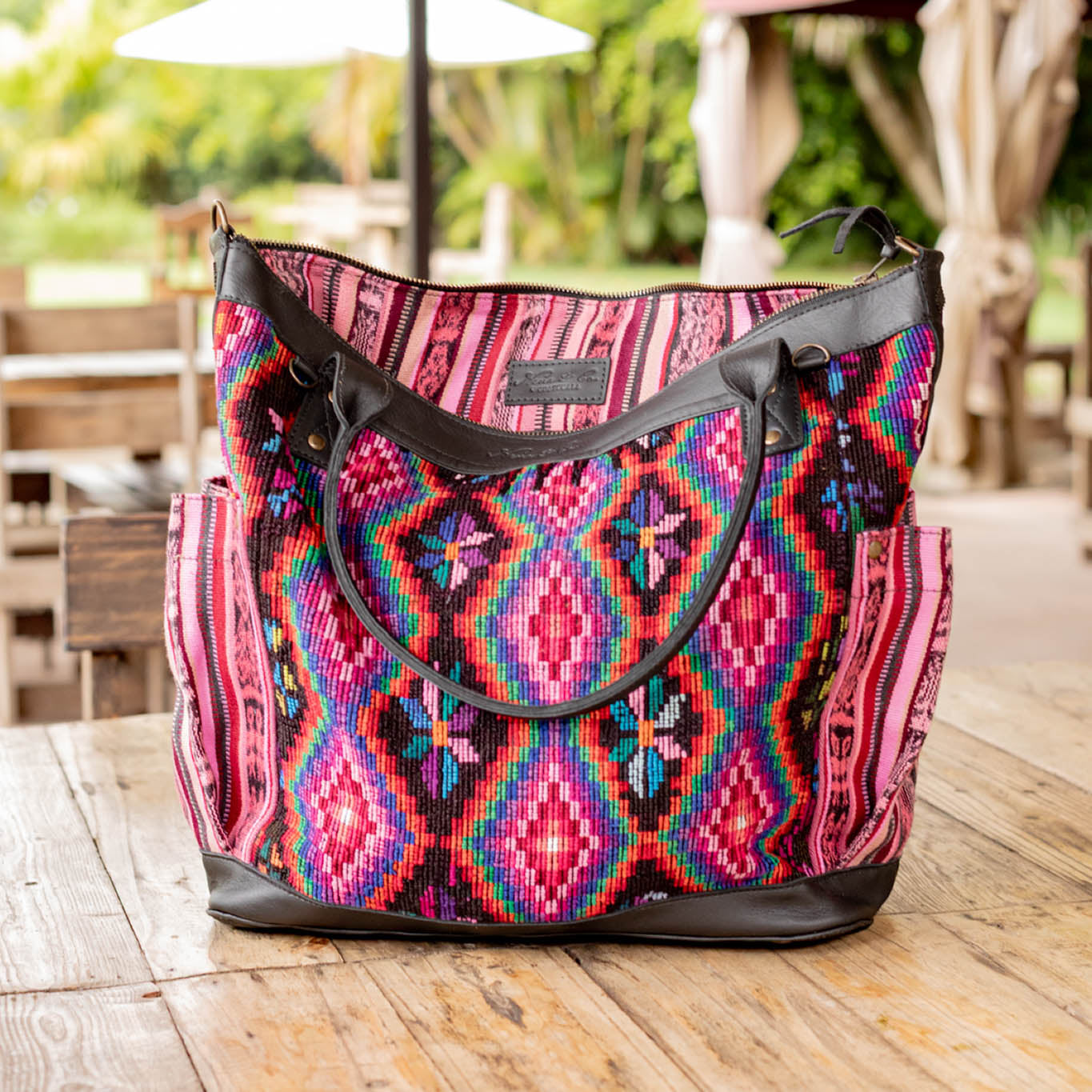 THE PERFECT BAG - OOAK HUIPIL - BLACK - NO. 16655