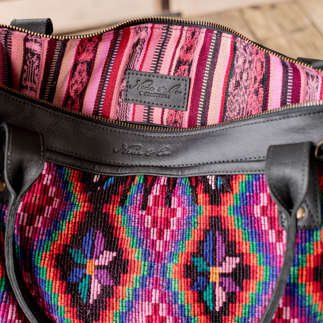 THE PERFECT BAG - OOAK HUIPIL - BLACK - NO. 16655