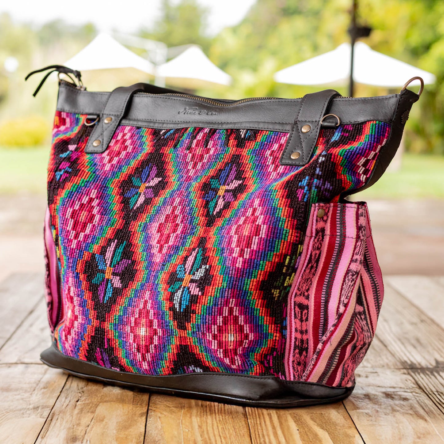 THE PERFECT BAG - OOAK HUIPIL - BLACK - NO. 16655