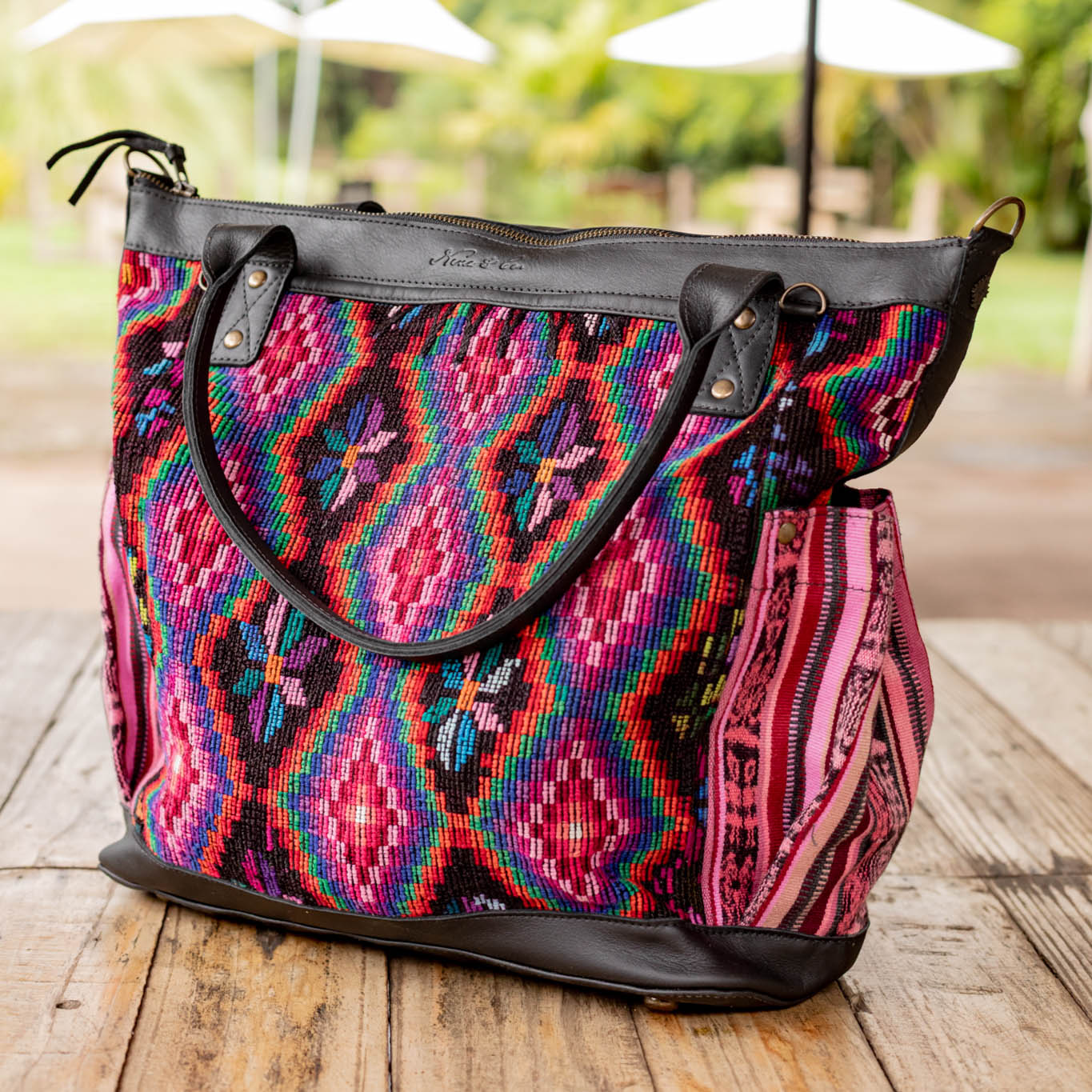 THE PERFECT BAG - OOAK HUIPIL - BLACK - NO. 16655