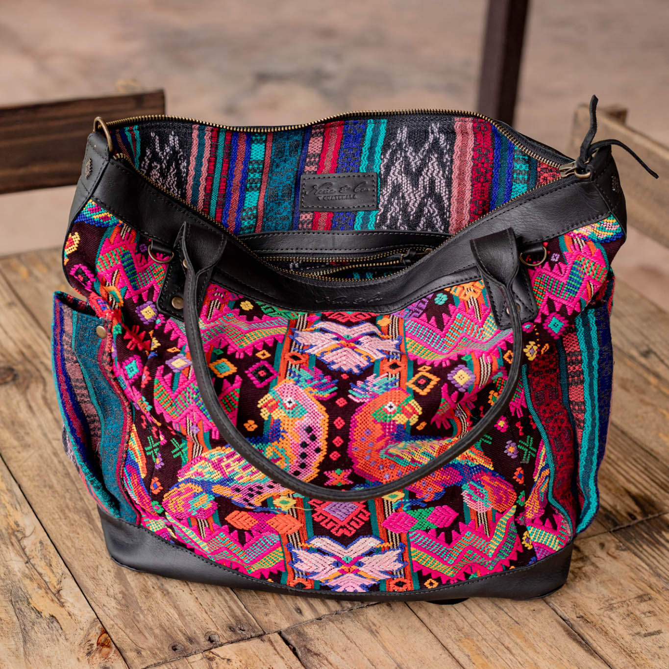 THE PERFECT BAG - OOAK HUIPIL - BLACK - NO. 16654