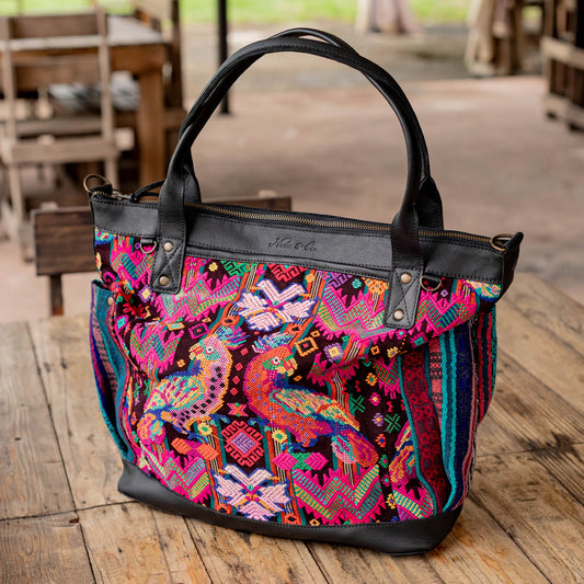 THE PERFECT BAG - OOAK HUIPIL - BLACK - NO. 16654