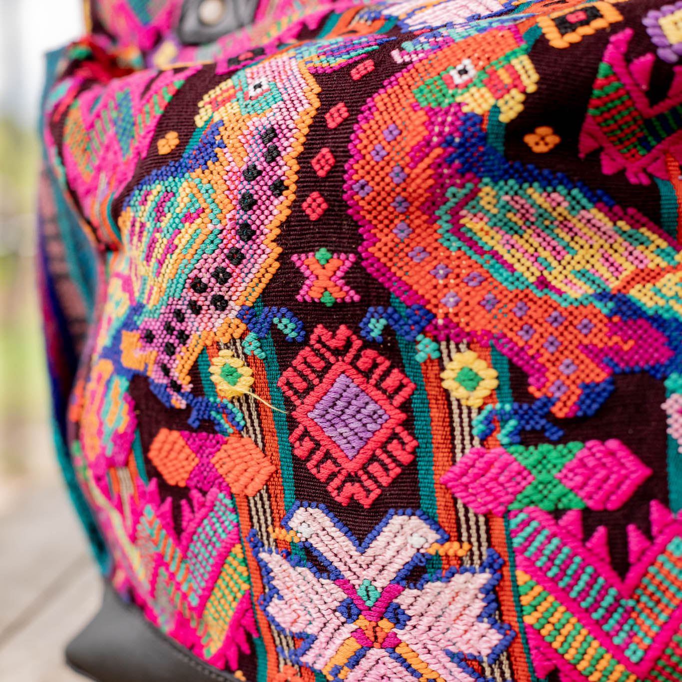 THE PERFECT BAG - OOAK HUIPIL - BLACK - NO. 16654