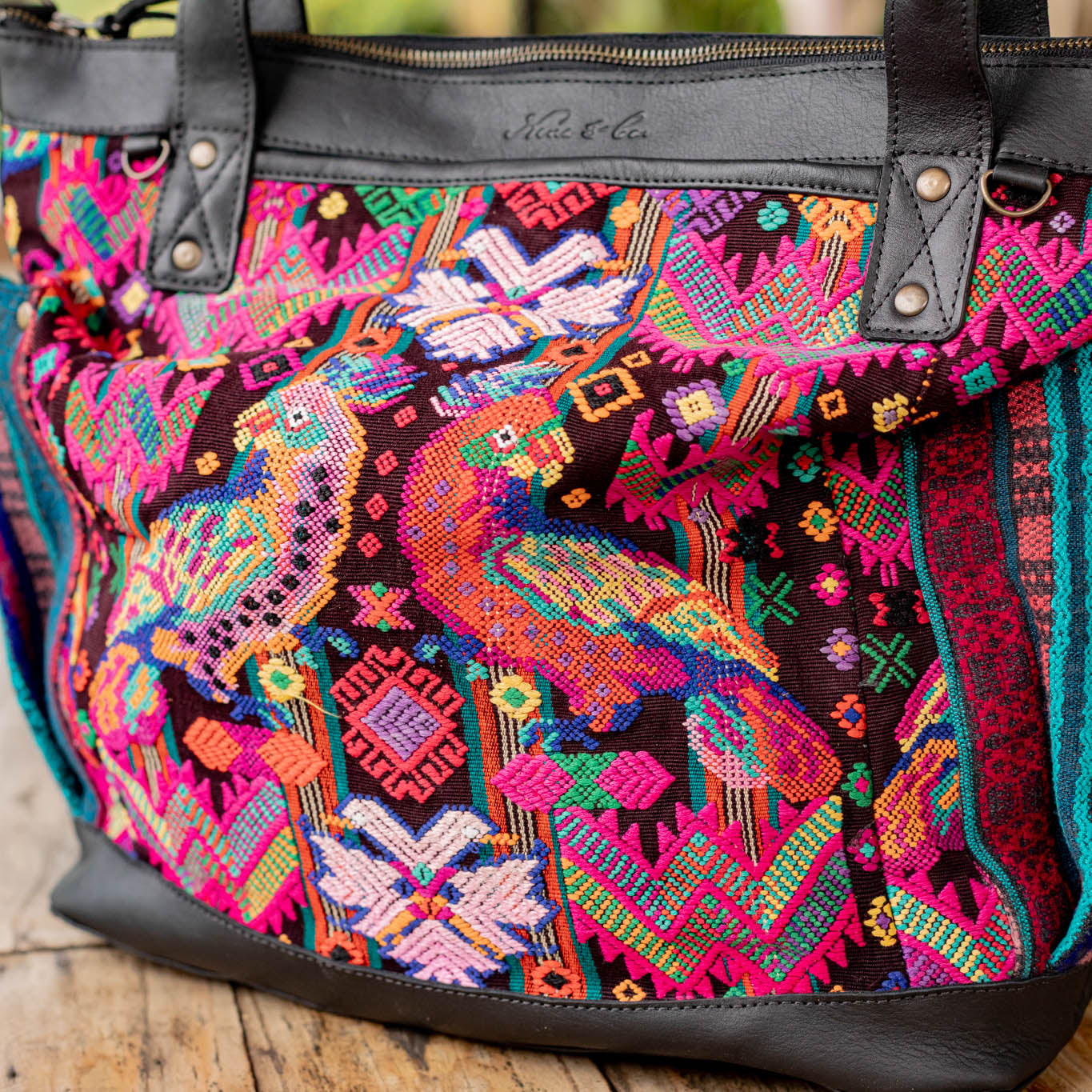 THE PERFECT BAG - OOAK HUIPIL - BLACK - NO. 16654