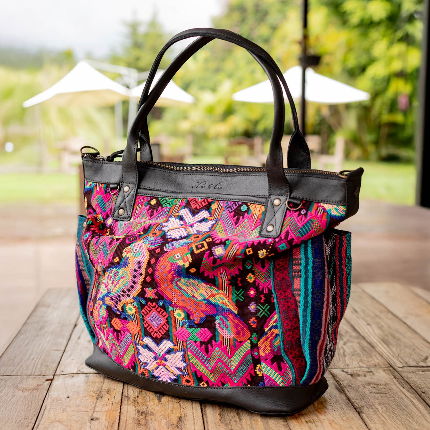 THE PERFECT BAG - OOAK HUIPIL - BLACK - NO. 16654