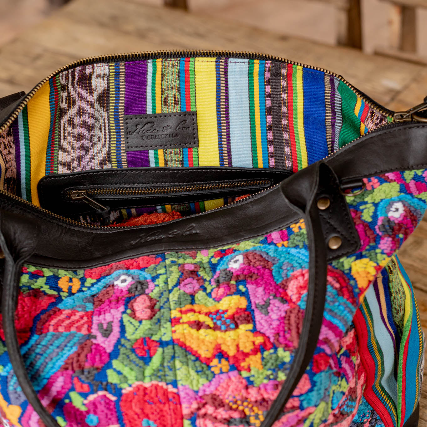 THE PERFECT BAG - OOAK HUIPIL - BLACK - NO. 16656