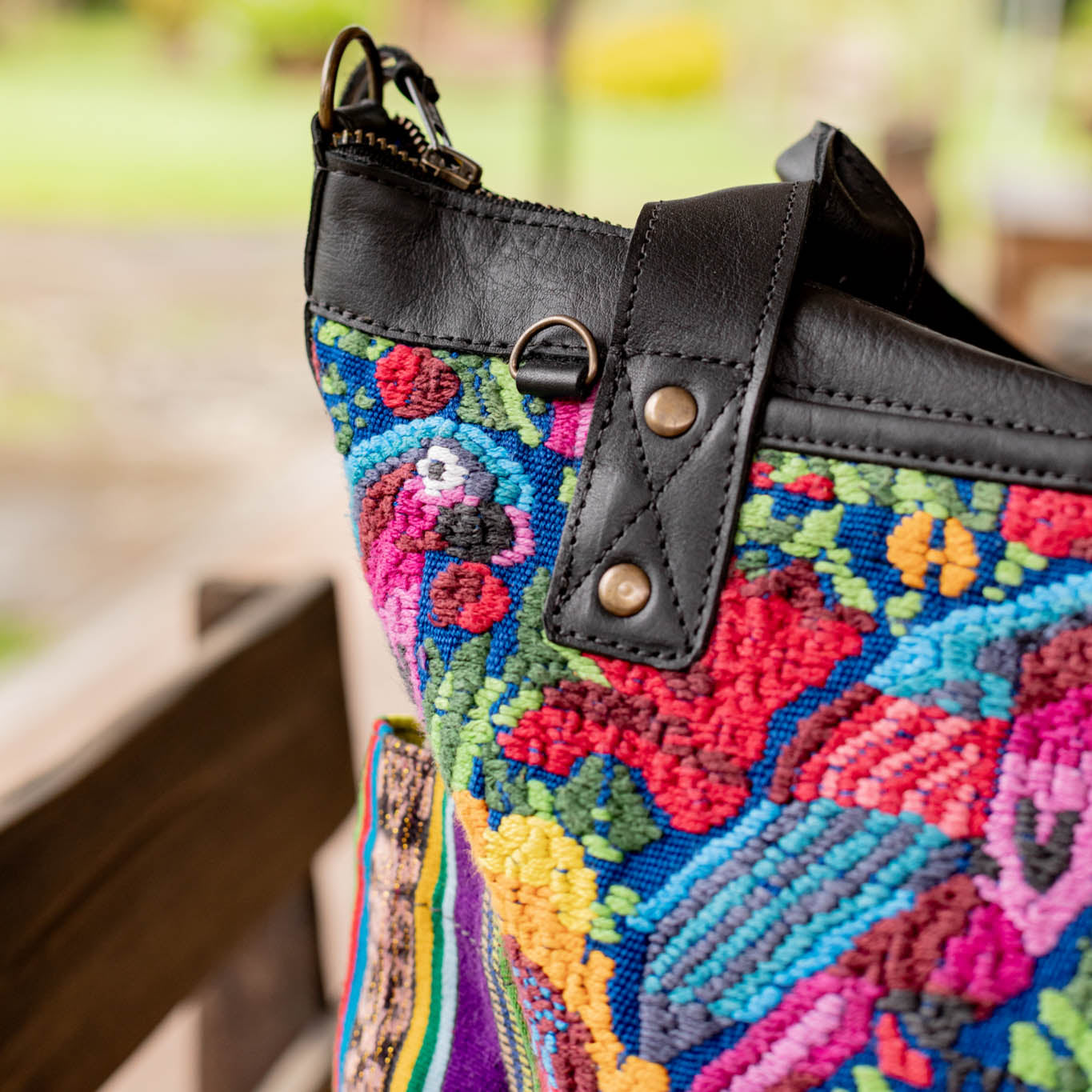 THE PERFECT BAG - OOAK HUIPIL - BLACK - NO. 16656