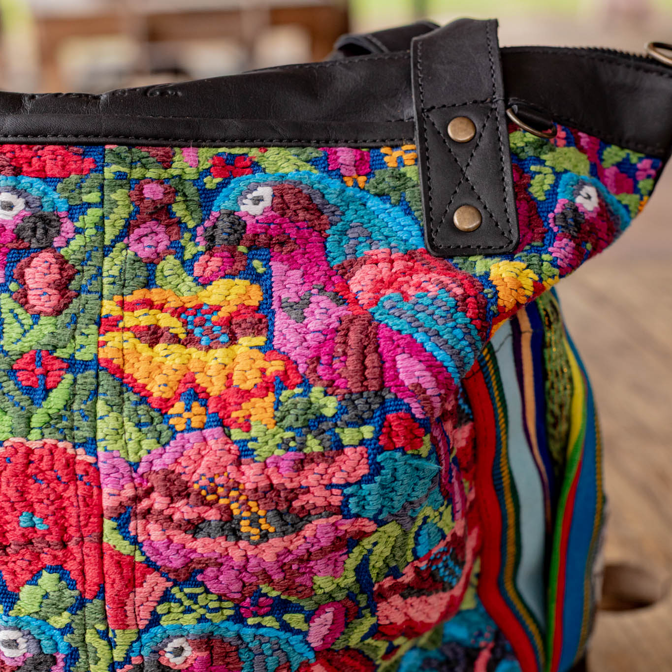 THE PERFECT BAG - OOAK HUIPIL - BLACK - NO. 16656